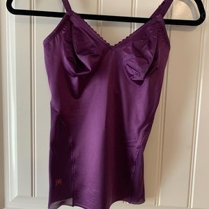 Ruby Ribbon Sheer LS Cami (bra replacement)